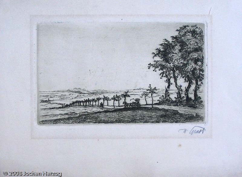 Hermann Gradl - KNV - Kutsche in italienischer Landschaft