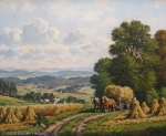 Willy Hanft - J756 - Erntelandschaft aus der Fränkischen Schweiz