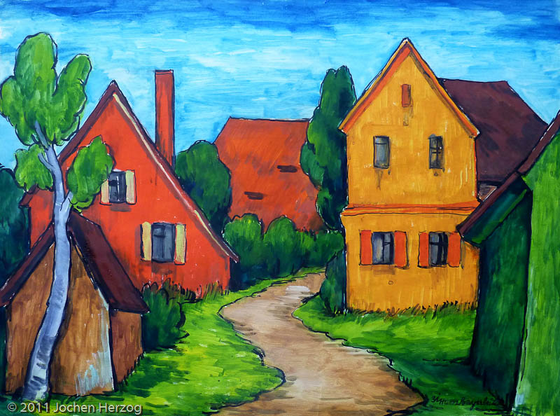 Hans Bayerlein - J860 - Orangenes Dorf